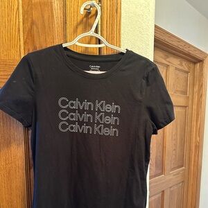 Calvin Klein Black Tee with Logo
